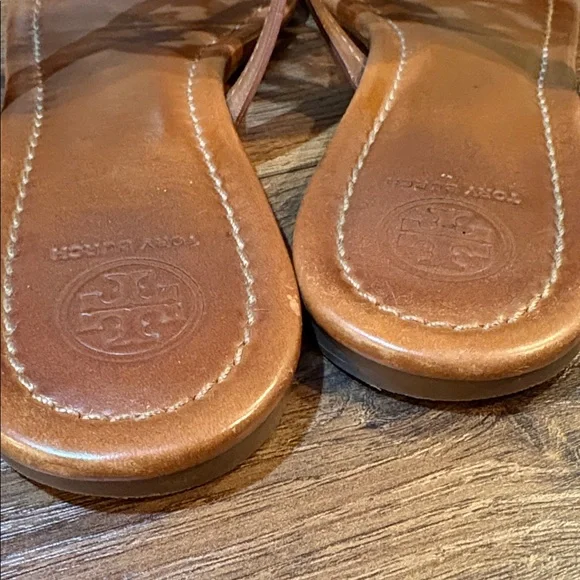 Tory Burch Miller Calf Leather Sandals - Picture 9 of 12